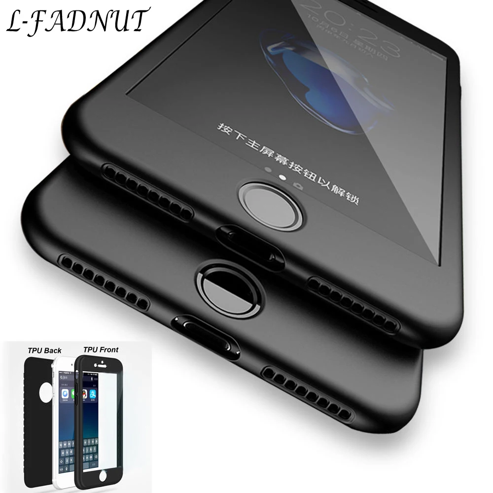 L-FADNUT 360 Silicone Gel Soft Phone Case For iPhone Xr X Xs Max 7 8 6S 6 Plus Shockproof Bumper Full Body Protective Cover Capa
L-FADNUT 360 Silicone Gel Soft Phone Case For iPhone Xr X Xs Max 7 8 6S 6 Plus Shockproof Bumper Full Body Protective Cover Capa