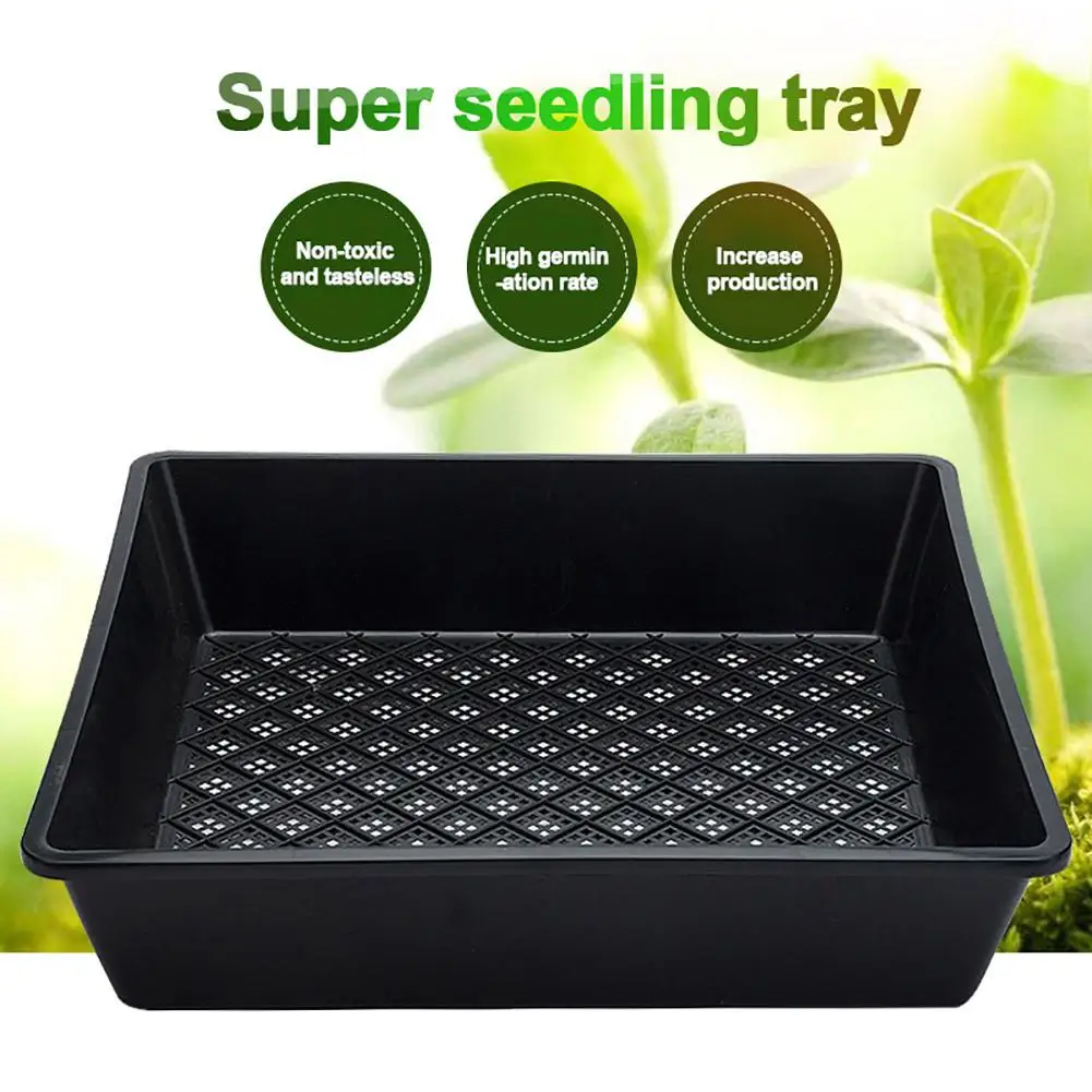 Plastic Plant Seedling Starting Tray Nursery Pot Seeding Box Storage Container Seedlings Propagation Germination
Plastic Plant Seedling Starting Tray Nursery Pot Seeding Box Storage Container Seedlings Propagation Germination