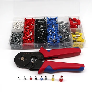 1200pcs/box HSC 8 0.25-6 Automobile Waterproof Electrical Connector Crimp Terminal Block With Crimper Pliers Crimping Tool Kit
1200pcs/box HSC 8 0.25-6 Automobile Waterproof Electrical Connector Crimp Terminal Block With Crimper Pliers Crimping Tool Kit