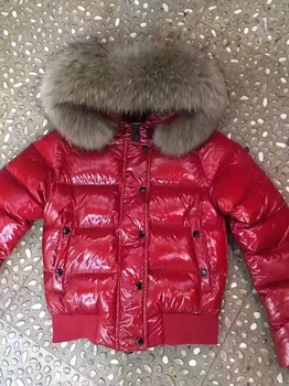 Down Jacket Natural Fur Collar White Duck Down Thick Warm Outerwear Coat
Down Jacket Natural Fur Collar White Duck Down Thick Warm Outerwear Coat