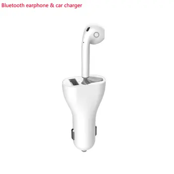 Bluetooth Earphone & Car Charger 2 in 1, convenient for driving and charging, with answer calling function, wireless headset
Bluetooth Earphone & Car Charger 2 in 1, convenient for driving and charging, with answer calling function, wireless headset