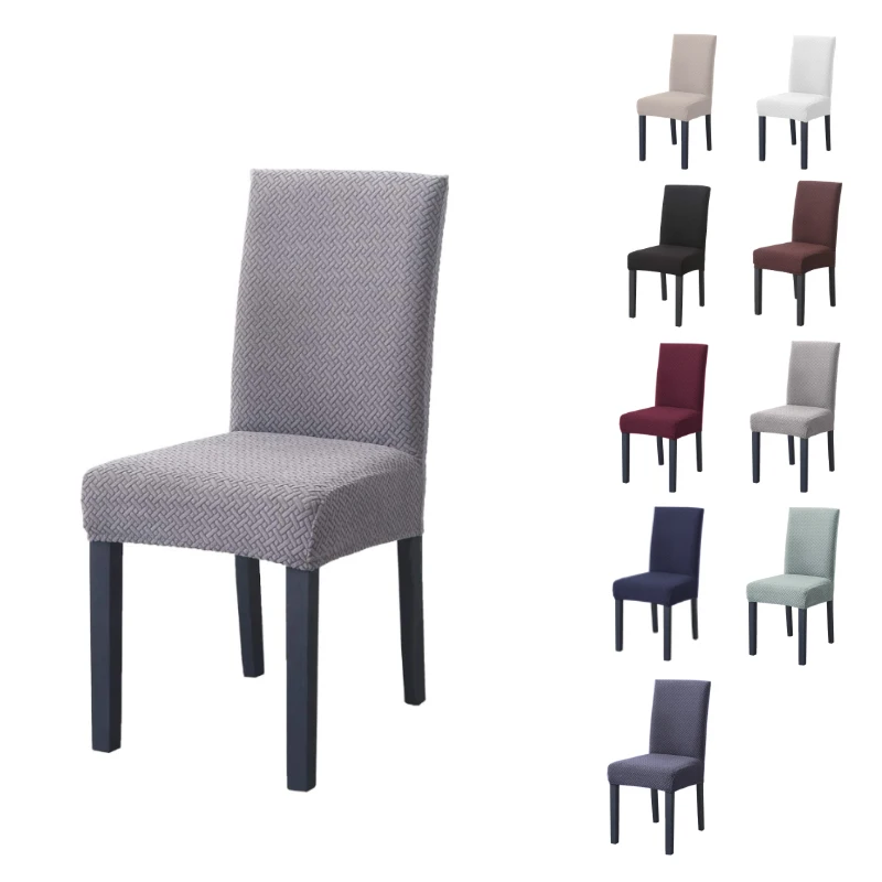 Jacquard Chair Cover Plain Elastic Dining Case Spandex Slipcover Stretch Chair Cover for Wedding Hotel Banquet Seat
Jacquard Chair Cover Plain Elastic Dining Case Spandex Slipcover Stretch Chair Cover for Wedding Hotel Banquet Seat