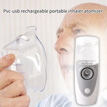 Respirator Vaporizer Asthma For Kids Adult Face USB Rechargeable Portable Inhaler Nebulizer Silent PVC Household Healthy Care
Respirator Vaporizer Asthma For Kids Adult Face USB Rechargeable Portable Inhaler Nebulizer Silent PVC Household Healthy Care