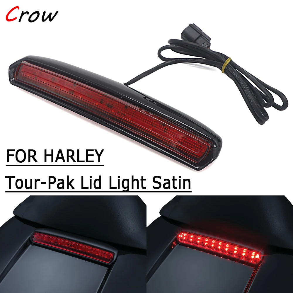 For Harley Electra Glide Low CVO Road Glide Ultra Limited Low Tri Glide 2014+ LED Motorcycle Black Plated Tour-Pak Cover Light
For Harley Electra Glide Low CVO Road Glide Ultra Limited Low Tri Glide 2014+ LED Motorcycle Black Plated Tour-Pak Cover Light