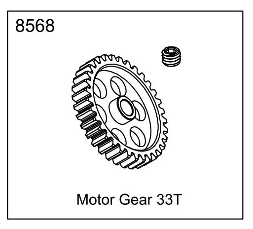 ZD racing EX07 accessories super sports car 1/7 original 8562 8563 8564 8565 8566 8567 8568 Motor gear 22T-33T | Игрушки и хобби