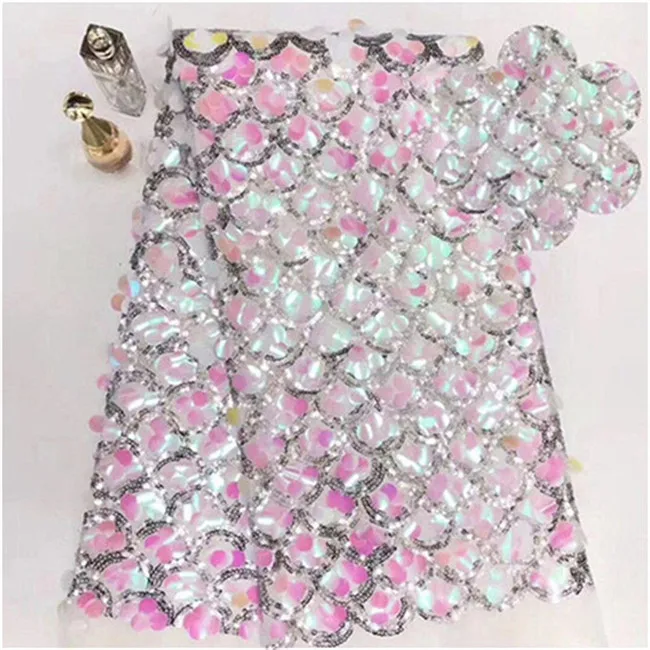 3d Sequins Net Lace Fabric 2019 High Quality Sequined Embroidered Guipure Mesh Laces For Prom Evening Wedding Dress Fabrics 
3d Sequins Net Lace Fabric 2019 High Quality Sequined Embroidered Guipure Mesh Laces For Prom Evening Wedding Dress Fabrics