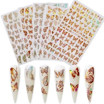 Holographics Butterfly Designs 3D Nail Sticker Nail Decals DIY Slider for Manicures Nail Art Decoration For Nails Tips Beauty
Holographics Butterfly Designs 3D Nail Sticker Nail Decals DIY Slider for Manicures Nail Art Decoration For Nails Tips Beauty