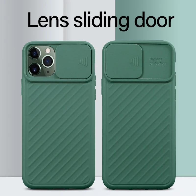 Slide Camera Lens Protector Silicone Phone Case For iPhone 11 Pro Max Shockproof Soft Cover For iPhone 7 8 Plus XR XS Max Coque
Slide Camera Lens Protector Silicone Phone Case For iPhone 11 Pro Max Shockproof Soft Cover For iPhone 7 8 Plus XR XS Max Coque