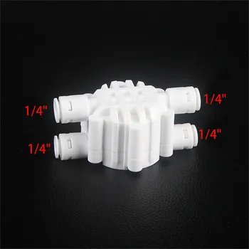 Reverse Osmosis RO 4 Way Valve 1/4" Hose OD Quick Connection Diaphragm Valve Fitting For Water purifier Pure Water Dispenser
Reverse Osmosis RO 4 Way Valve 1/4" Hose OD Quick Connection Diaphragm Valve Fitting For Water purifier Pure Water Dispenser