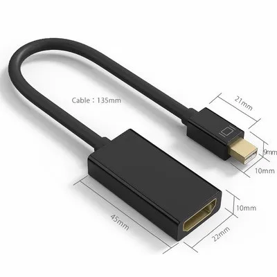 

24 cm Mini DisplayPort Display Port DP to HDMI Adapter Cable For Apple Mac Macbook Pro Air whole sale