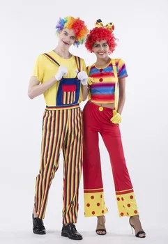 Dancing Stage Costumes Halloween Clown Costume Costume Costume Dance Show Adult Men Women Cos Clown Costume Suit Sportswear
Dancing Stage Costumes Halloween Clown Costume Costume Costume Dance Show Adult Men Women Cos Clown Costume Suit Sportswear