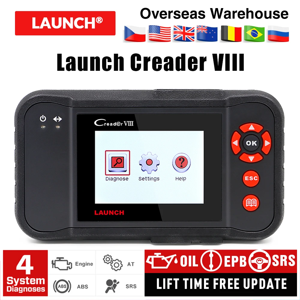Original Free update Auto Code Reader Scanner Launch CreaderVIII Launch Creader VIII Multi-langauge x431 creader 8 DHL free
Original Free update Auto Code Reader Scanner Launch CreaderVIII Launch Creader VIII Multi-langauge x431 creader 8 DHL free