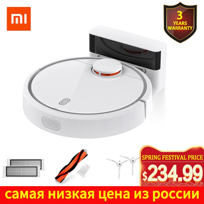 2019 Original XIAOMI MIJIA Robot Vacuum Cleaner for Home Automatic Sweeping Dust Sterilize Smart Planned WIFI App Remote Control
2019 Original XIAOMI MIJIA Robot Vacuum Cleaner for Home Automatic Sweeping Dust Sterilize Smart Planned WIFI App Remote Control