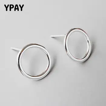 YPAY 100% 925 Sterling Silver Earrings Simple Circles Stud Earring For Women Hypoallergenic Pendientes Mujer Jewelry YME338
YPAY 100% 925 Sterling Silver Earrings Simple Circles Stud Earring For Women Hypoallergenic Pendientes Mujer Jewelry YME338