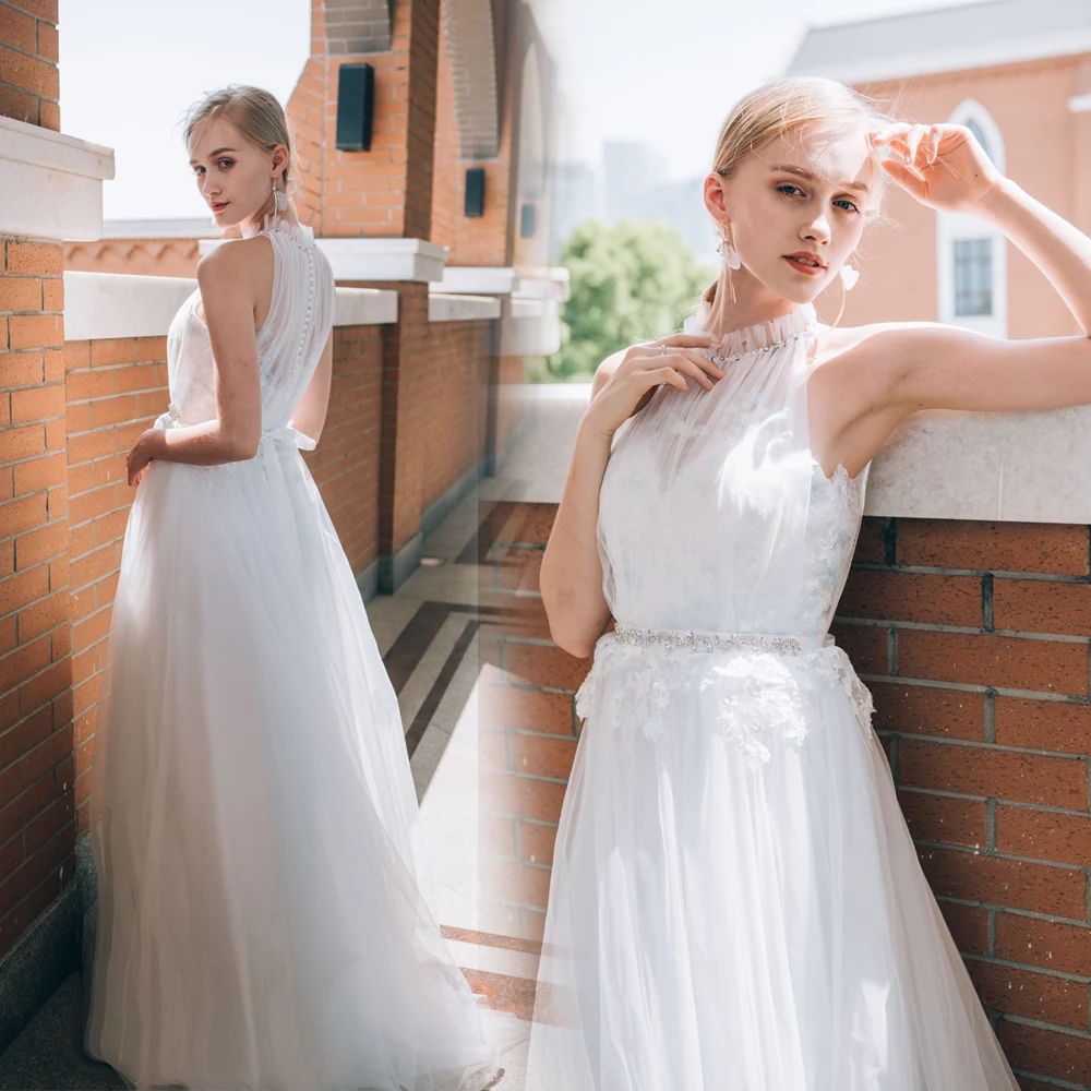 FENTEFEN Simple High-quality Wedding Dress 2020 Lace Robe De Mariee Vestidos De Novia Brides Dresses Trip Shoot DF-0015
FENTEFEN Simple High-quality Wedding Dress 2020 Lace Robe De Mariee Vestidos De Novia Brides Dresses Trip Shoot DF-0015