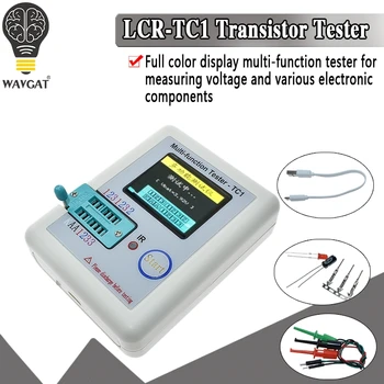 LCR-TC1 TFT 3.5inch LCD Color Display Graphic PNP NPN Transistor Tester Multimeter Diode Triode Capacitance Meter Resistor test
LCR-TC1 TFT 3.5inch LCD Color Display Graphic PNP NPN Transistor Tester Multimeter Diode Triode Capacitance Meter Resistor test