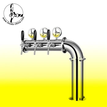 TWELVETAP L Shape 3 Lines Beer Column Stainless Steel Beer Tower 3 Tap With Led Light Medallion Home Brewing Drink Filling L3
TWELVETAP L Shape 3 Lines Beer Column Stainless Steel Beer Tower 3 Tap With Led Light Medallion Home Brewing Drink Filling L3