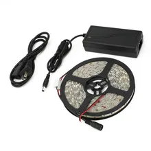 Nova 5M À Prova D' Água Tira LEVOU Crescer Luzes 5050 SMD Azul Vermelho Crescer Lâmpada para Estufa Hidropônica Da Planta Do Aquário Jardim flores(China)