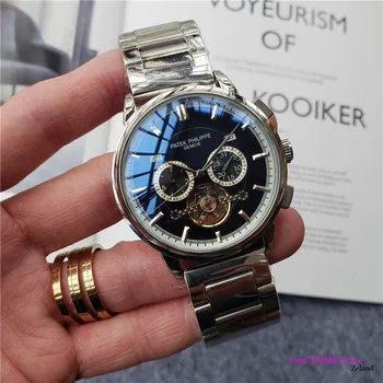 Patek- Philippe- New Automatic Mechanical Men Watch Silver Blue Stainless Steel Transparent Sapphire Glass AAA Glide Watches
Patek- Philippe- New Automatic Mechanical Men Watch Silver Blue Stainless Steel Transparent Sapphire Glass AAA Glide Watches