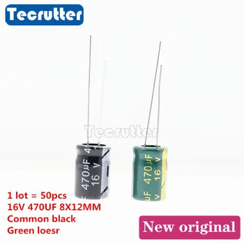 50PCS 16V 470uF DIP electrolytic capacitor 16V 470uF ± 20% volume 8 X 12MM ordinary / high frequency
50PCS 16V 470uF DIP electrolytic capacitor 16V 470uF ± 20% volume 8 X 12MM ordinary / high frequency