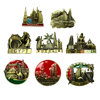 3D Metal Fridge Magnet Dubai Egypt Sikkim Architectural Monuments Magnetic Refrigerator Stickers Travel Souvenir Craft Decor
3D Metal Fridge Magnet Dubai Egypt Sikkim Architectural Monuments Magnetic Refrigerator Stickers Travel Souvenir Craft Decor