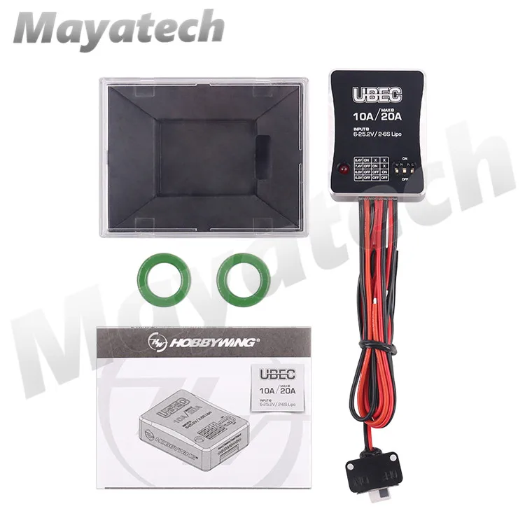 HOBBYWING 10A 2-6S модуль UBEC UBEC-10A внешнее переключение Moduel Regulator регулятор для
