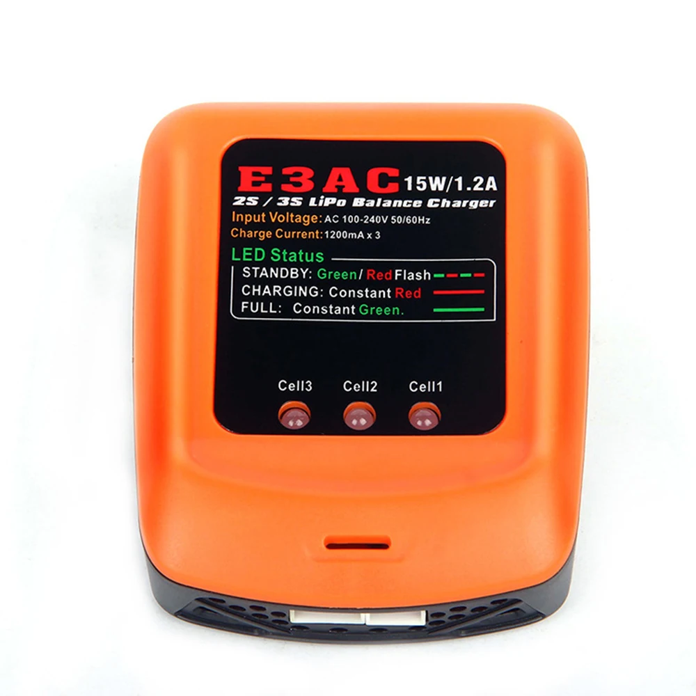 RC Lipo Charger 2S 3S Battery Balance Charger E3AC with Built-in Power RC Charger Suitable for DJI
RC Lipo Charger 2S 3S Battery Balance Charger E3AC with Built-in Power RC Charger Suitable for DJI