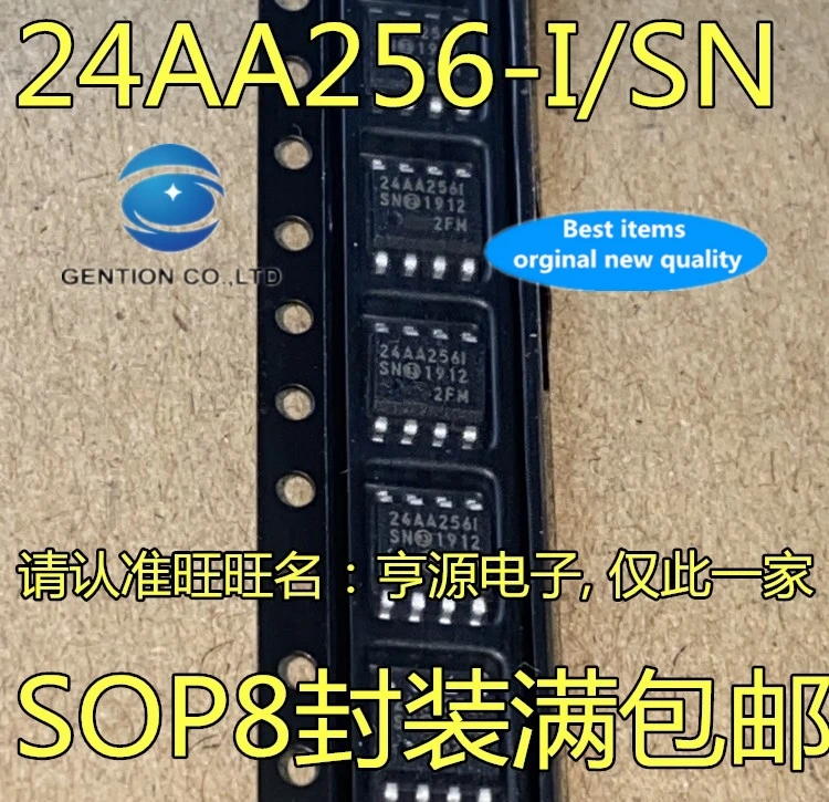 10 шт., 24AA256, 24AA256I, 24AA256-I/SN SOP8, микросхемы памяти стопы, 100% новые и оригинальные
10 шт., 24AA256, 24AA256I, 24AA256-I/SN SOP8, микросхемы памяти стопы, 100% новые и оригинальные