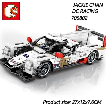 Sembo Blocks 705802 Technic MOC Jackie Chan DC Racing Team Cars Driving Mechanical Building Blocks Action Figures Boy Toys
Sembo Blocks 705802 Technic MOC Jackie Chan DC Racing Team Cars Driving Mechanical Building Blocks Action Figures Boy Toys