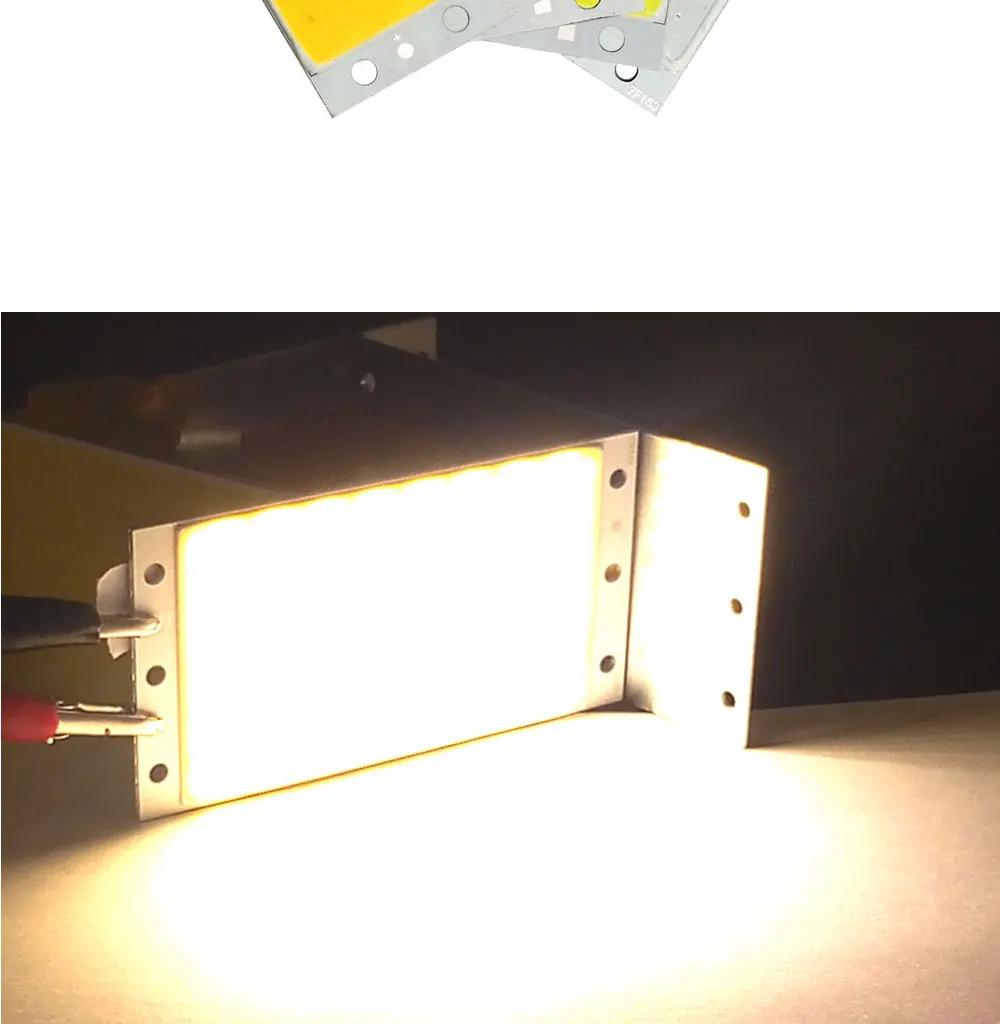 15W COB LED Strip Light Lamp Bulb 12V White Blue Red Epistar LED Chip On Board for DIY Work Car Lights 94x50MM 1500LM (14)