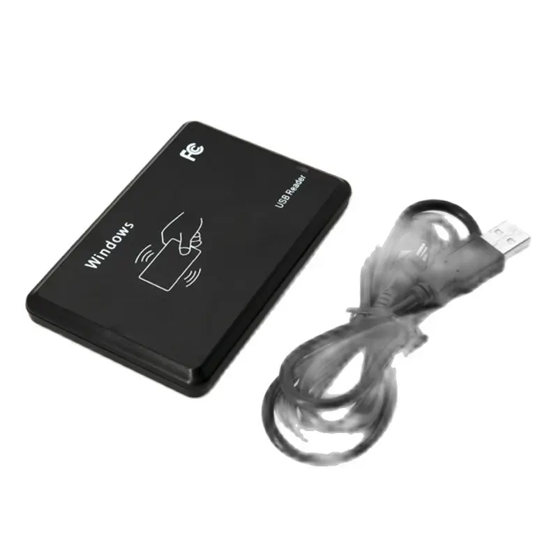 USB RFID ID Бесконтактный считыватель смарт-карт EM4001 EM4100 Windows 125 кГц | Безопасность и