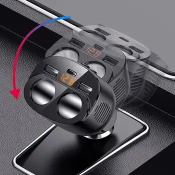 80W Car Power Adapter PD Fast Charging Socket Splitter Detection C Voltage Chargers Car TYPE 24V USB 3 12V Charger / T1G4
80W Car Power Adapter PD Fast Charging Socket Splitter Detection C Voltage Chargers Car TYPE 24V USB 3 12V Charger / T1G4