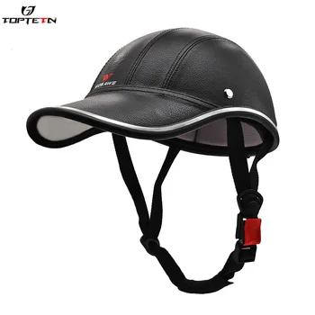TOPTETN Protection Helmet PU Leather Baseball Cap Cycling Helmet Electric Scooter Bicycle mtb Skiing Riding Protective Helmet
TOPTETN Protection Helmet PU Leather Baseball Cap Cycling Helmet Electric Scooter Bicycle mtb Skiing Riding Protective Helmet