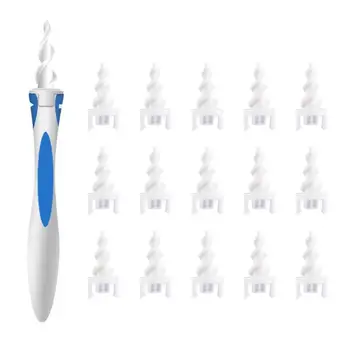 Earwax Remover Ear Wax Cleaner Soft Silicone Spiral Earwax Remover Tool 16 Replacement HeadsTips Earpick Hearing Ear Care Tools
Earwax Remover Ear Wax Cleaner Soft Silicone Spiral Earwax Remover Tool 16 Replacement HeadsTips Earpick Hearing Ear Care Tools