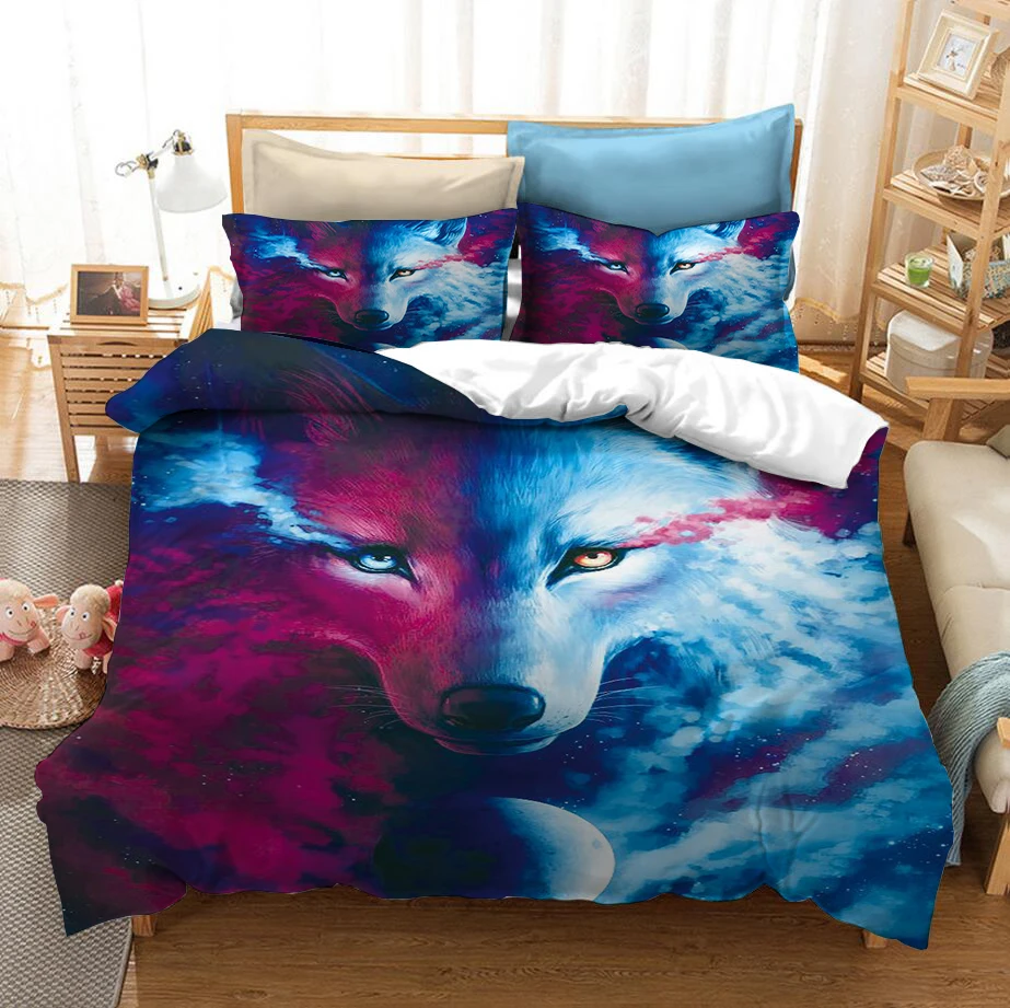 2/3 Pieces Tears Wolf Bedding Set 3D Print Animals Duvet Cover For Bedroom Bed Quilt Cover For Kids Adults Bed Cover Set
2/3 Pieces Tears Wolf Bedding Set 3D Print Animals Duvet Cover For Bedroom Bed Quilt Cover For Kids Adults Bed Cover Set
