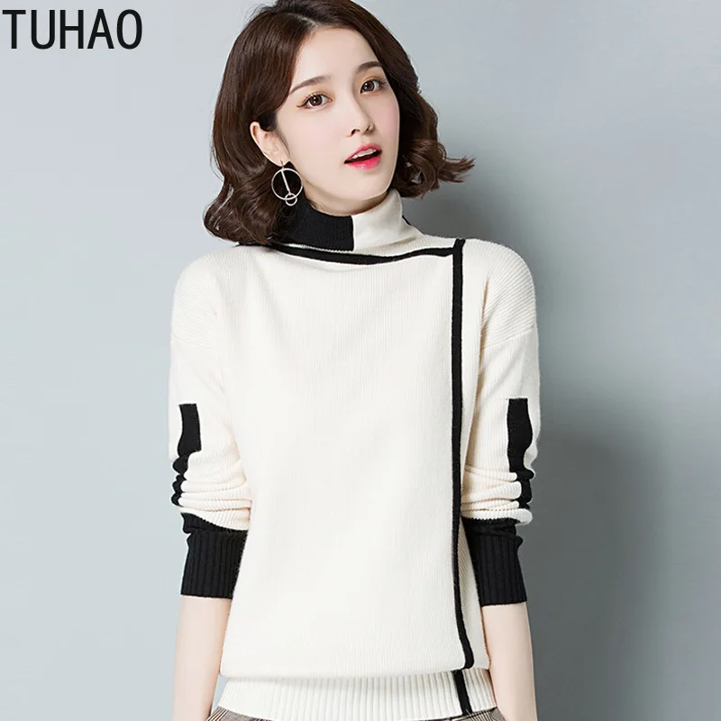 TUHAO 2019 Officer Lady Pullovers Turtleneck Femme Elegant Sweaters Knit Autumn Winter Tops Women Full Sleeves Clothing HC49
TUHAO 2019 Officer Lady Pullovers Turtleneck Femme Elegant Sweaters Knit Autumn Winter Tops Women Full Sleeves Clothing HC49