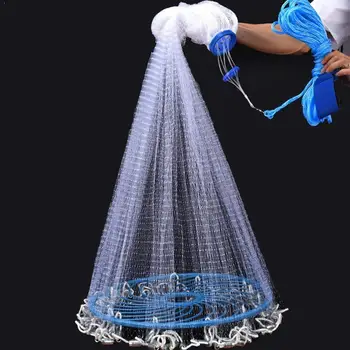 Hand Throw Net American Style Finefish Cast Net Fishing Outdoor USA Net Cast net Fishing Throw Gill Net Hand Network Tool C D1I1
Hand Throw Net American Style Finefish Cast Net Fishing Outdoor USA Net Cast net Fishing Throw Gill Net Hand Network Tool C D1I1
