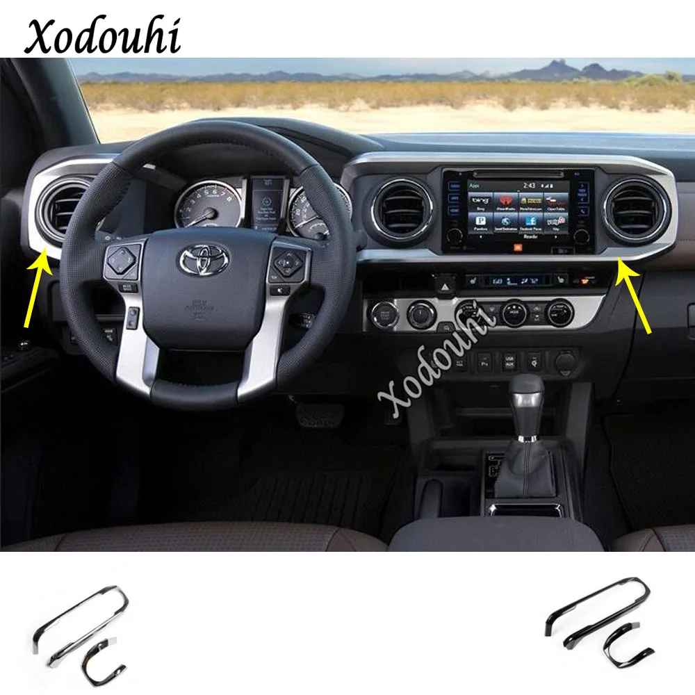 Fit for 2015-2020 TOYOTA Tacoma 2PCS door interior handle Cover Trims Accessories 2016 2017 2018 2019