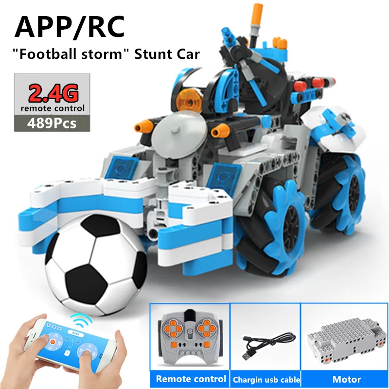 Moc Technic RC Car APP Remote Control Tracked Stunt Car legoINGlys speed champions Building Blocks Bricks Toys for Children STAM
Moc Technic RC Car APP Remote Control Tracked Stunt Car legoINGlys speed champions Building Blocks Bricks Toys for Children STAM