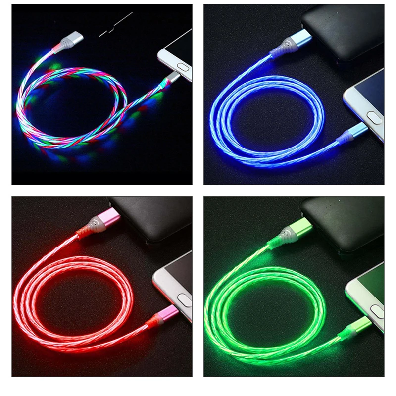 Universal Flow LED 1M 2M QC 3.0 USB Cable Lighting Micro USB C Type C Fast Charging Wire Mobile Phone Accessories 3A Type-C Cord
Universal Flow LED 1M 2M QC 3.0 USB Cable Lighting Micro USB C Type C Fast Charging Wire Mobile Phone Accessories 3A Type-C Cord