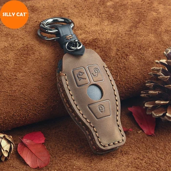 Handmade Genuine Leather Car Key Fob Case Cover Protector Bag Suitable For Mercedes Benz E Class W212 2009-2016 Car Modification
Handmade Genuine Leather Car Key Fob Case Cover Protector Bag Suitable For Mercedes Benz E Class W212 2009-2016 Car Modification