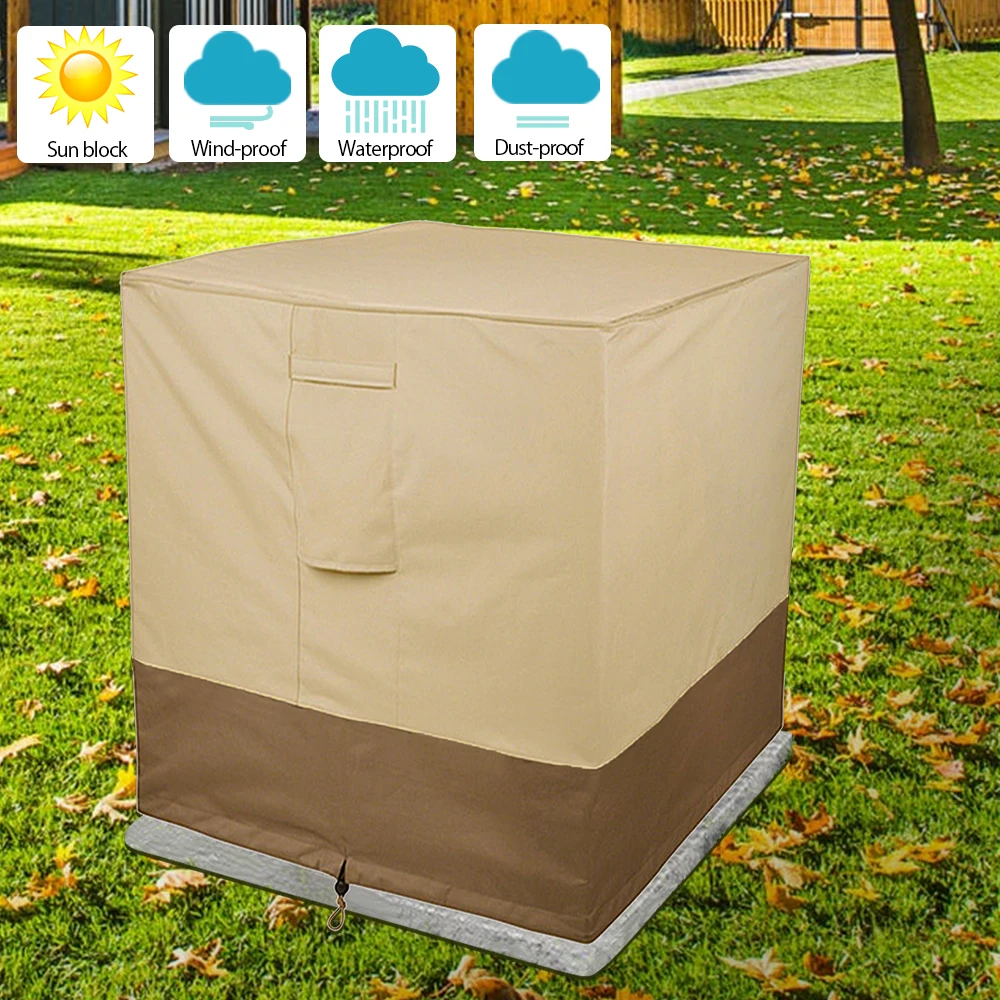 86x86x76cm Square Protective Cover Waterproof Dust for Air Conditioner Durable 420PU Cover Anti-Dust Anti-Snow Cover
86x86x76cm Square Protective Cover Waterproof Dust for Air Conditioner Durable 420PU Cover Anti-Dust Anti-Snow Cover