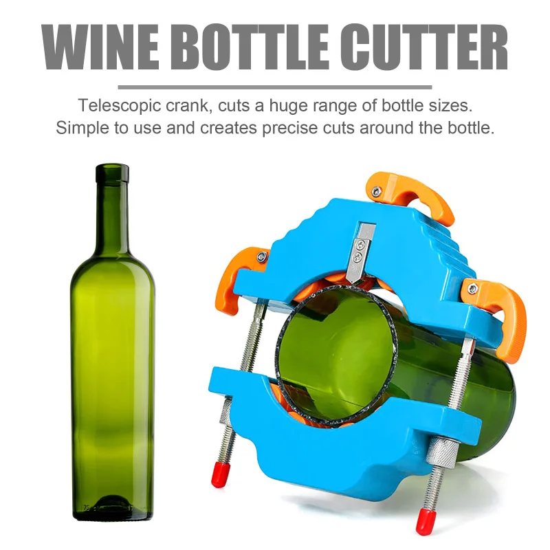 2mm To 12mm Glass Bottle Cutter Blue Wine Beer Champagne Stainless Steel Cutting Control Sculpture Glass Tube Construction Tools
2mm To 12mm Glass Bottle Cutter Blue Wine Beer Champagne Stainless Steel Cutting Control Sculpture Glass Tube Construction Tools