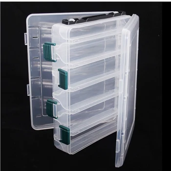 Plastic 10 Compartments Fly Fishing Lure Tackle Box Fishing Tools Double Sided High Strength Transparent Visible Drain Hole AH08
Plastic 10 Compartments Fly Fishing Lure Tackle Box Fishing Tools Double Sided High Strength Transparent Visible Drain Hole AH08