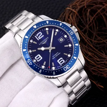 Longines- Luxury New Men Automatic Mechanical Watches Drive Ceramic Bezel Crystal Sapphire Sport AAA Watch378
Longines- Luxury New Men Automatic Mechanical Watches Drive Ceramic Bezel Crystal Sapphire Sport AAA Watch378