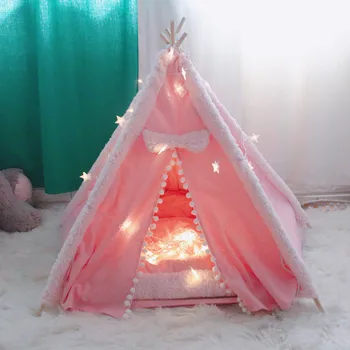Pet Tent Cat Nest Dog Nest Cotton Canvas With Thick Cushion Cute Adjustable Glow For Dog Cat Pet Supplies 
Pet Tent Cat Nest Dog Nest Cotton Canvas With Thick Cushion Cute Adjustable Glow For Dog Cat Pet Supplies