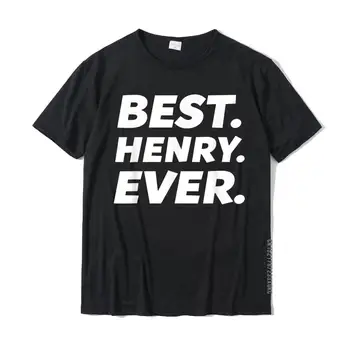 재미 있은 세계 제일 헨리 셔츠 남자 아이 헨리 이름 t-셔츠 고전적인 재미 있은 Tshirts 코튼 보이 정상 Tees 만화