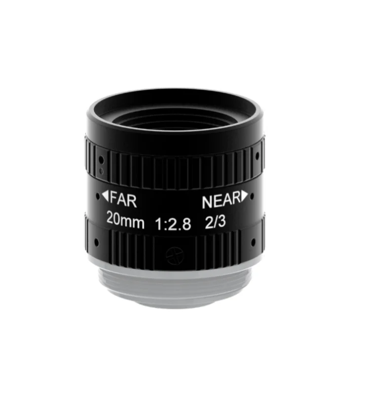 10 Mega Pixel C-Mount 20mm 2/3" F2.8 High resolution FA / Machine Vision fixed focal length lenses manual Iris CCTV lens
10 Mega Pixel C-Mount 20mm 2/3" F2.8 High resolution FA / Machine Vision fixed focal length lenses manual Iris CCTV lens