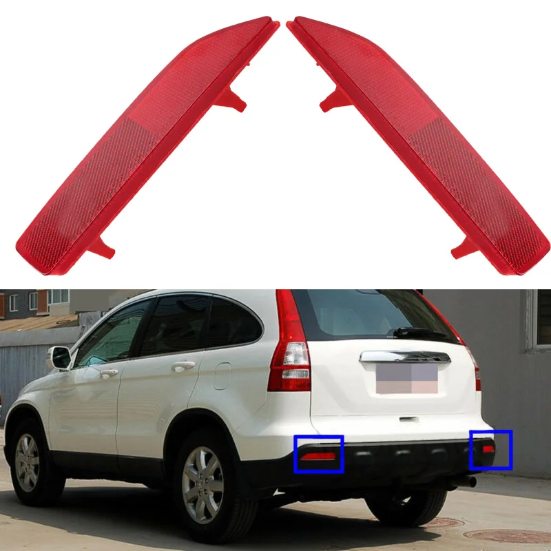 1 Pair Red Rear Bumper Reflector Lamps Cover For Honda For CRV For CR-V 2007-2009 Automotive Rear Bumper Light Parts
1 Pair Red Rear Bumper Reflector Lamps Cover For Honda For CRV For CR-V 2007-2009 Automotive Rear Bumper Light Parts