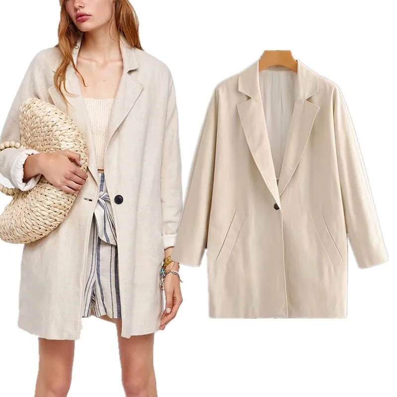 Summer New Style Europe And America WOMEN'S Dress-Style Solid Color One-Button Casual Loose-Fit Suit Jacket W1849
Summer New Style Europe And America WOMEN'S Dress-Style Solid Color One-Button Casual Loose-Fit Suit Jacket W1849